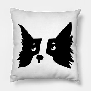 Border Collie working dog Pillow