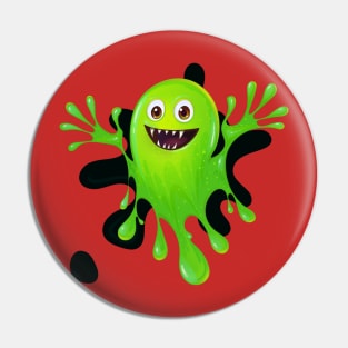 Slimer Ghost Pin