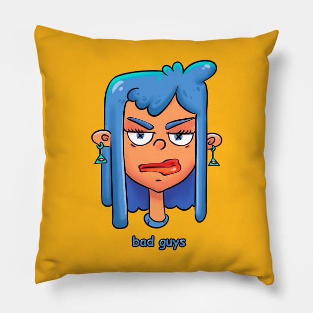 bad guys Pillow by vanpaul54