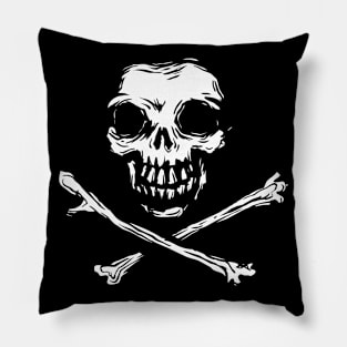skull crossbones Pillow