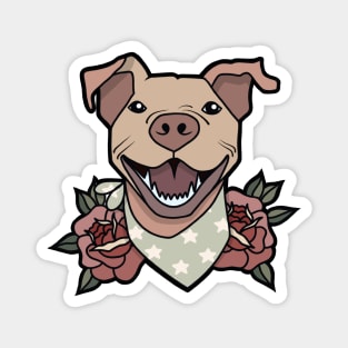 Bully traditional tattoo pitbull Magnet