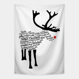 Rudolph Typography Tapestry