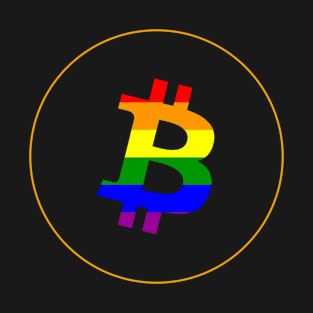 Bitcoin LGBT Pride Rainbow T-Shirt