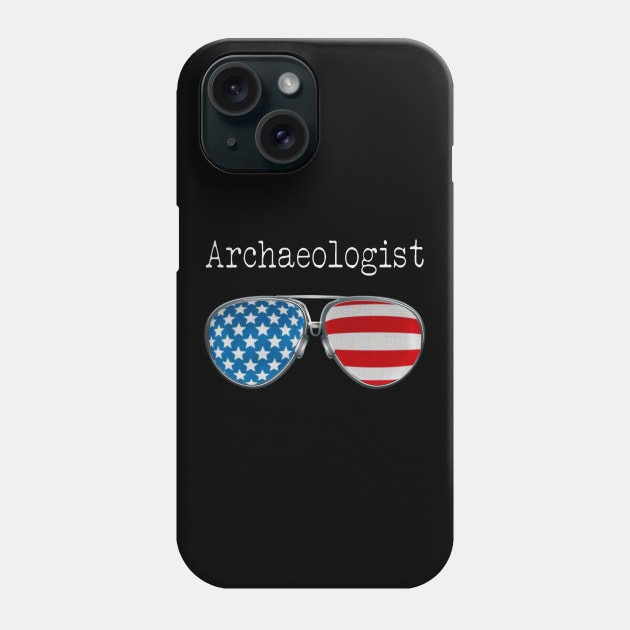 AMERICA PILOT GLASSES ARCHAEOLOGIST Phone Case by SAMELVES