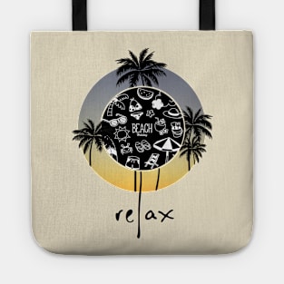 Relax in the beach Tote