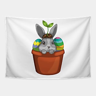 Rabbit Easter Easter eggs Plant Tapestry