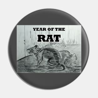 Year of the Rat Pin