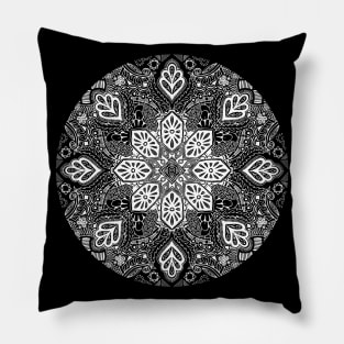 Gypsy Lace in Monochrome Pillow