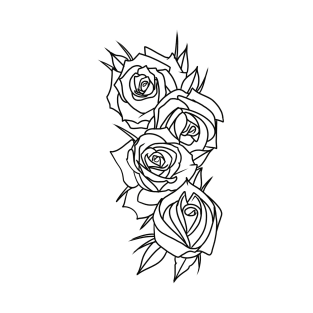 Bold Roses T-Shirt