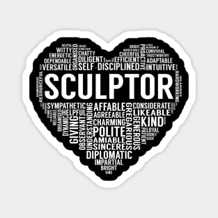 Sculptor Heart Magnet