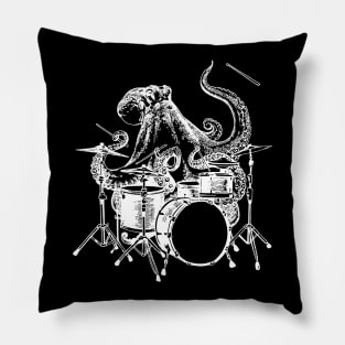 SEEMBO Octopus Playing Drums Drummer Drumming Band Pillow