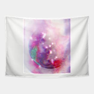 Superpink Moon Tapestry