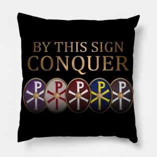 Roman History By This Sign Conquer Constantine the Great Pillow