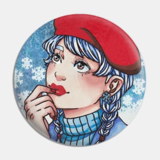 First Snowflake Pin