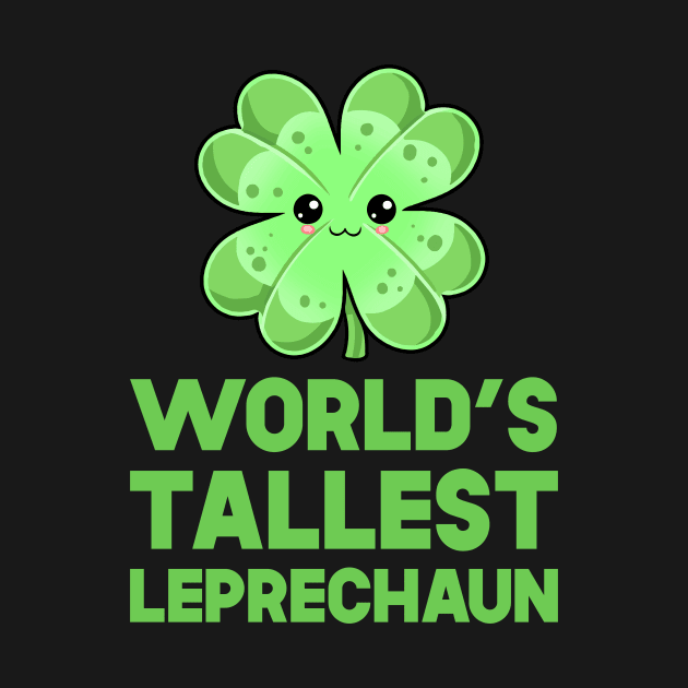 St Patricks Day World's Tallest Leprechaun Kawaii Cute Clover by SusurrationStudio