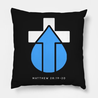 Baptism Cross Arrow Pillow