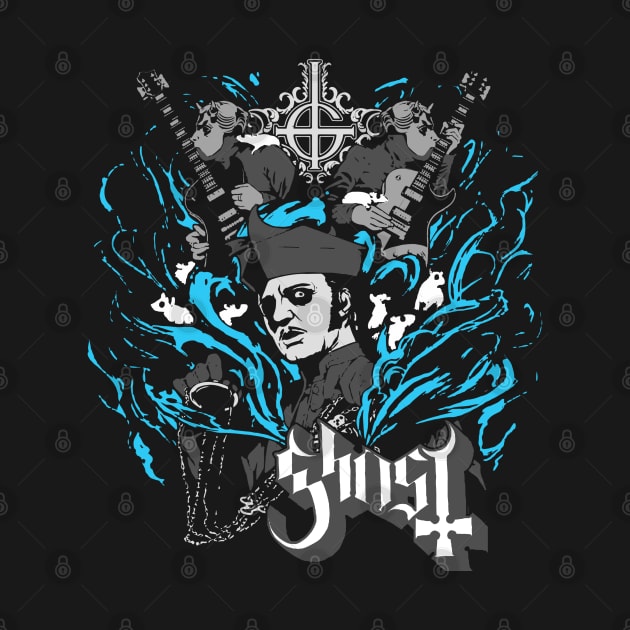 Ghost Retro Dark Grey by Punk Fashion