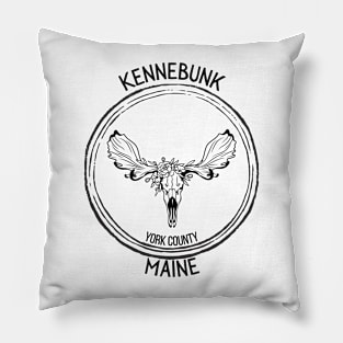 Kennebunk Maine Moose Pillow