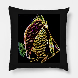 Hawaiian Butterfly Fish Pillow