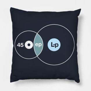 EP Vinyl Venn Diagram Pillow