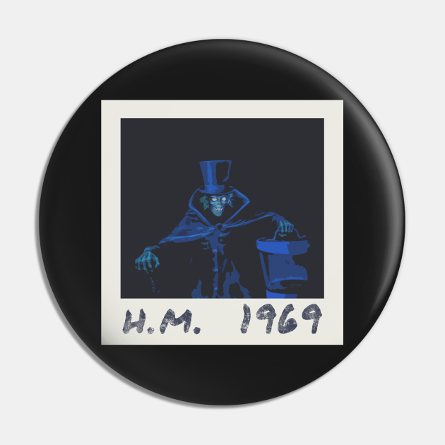 Haunted Mansion 1969 Hatbox Ghost Haunted Mansion Pin TeePublic