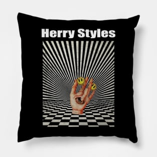 Illuminati Hand Of Herry Styles Pillow