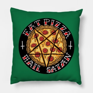 Eat pizza, hail satan! Pillow