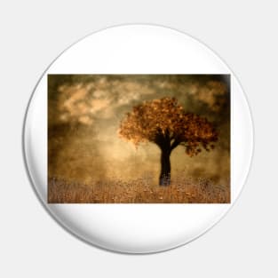 Lone Tree In Autumn Pin