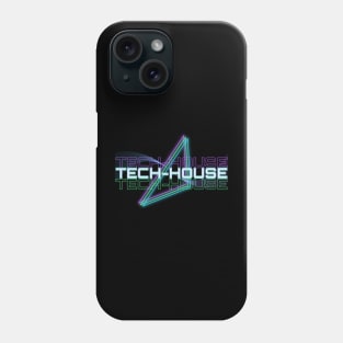 TECH HOUSE  - Audio Geometry (purple/blue) Phone Case