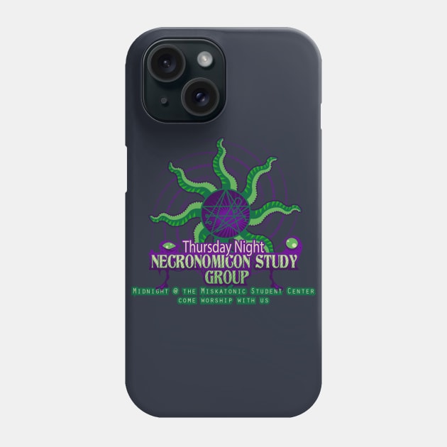 Necronomicon Study Group Phone Case by sonofafish