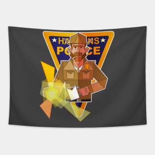 Hawkins Police Tapestry