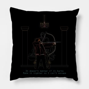 BTS JHOPE BLOOD SWEAT AND TEARS LINE ART Pillow