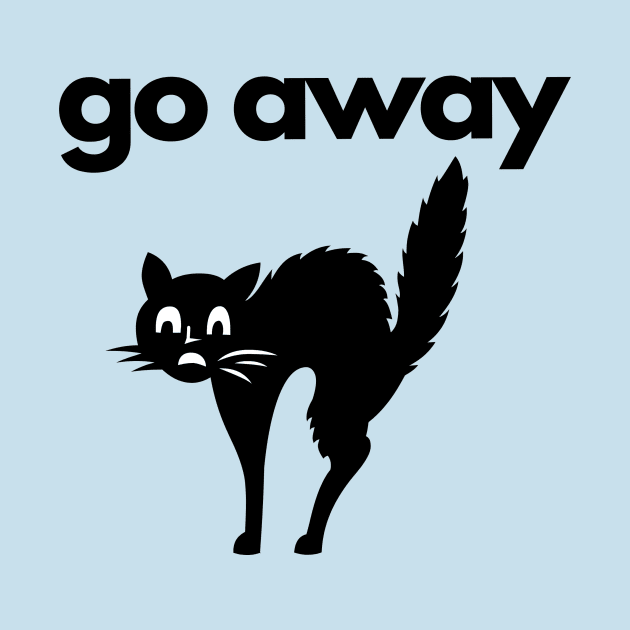 Go away introvert cat by Benivick