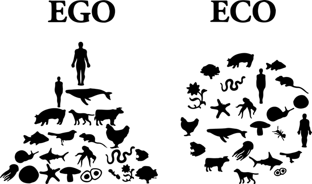 ECO beats EGO Kids T-Shirt by Dystopianpalace