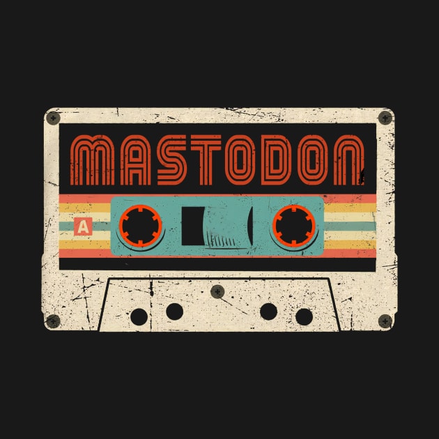 Great Gift Mastodon For Name Retro Styles Color 70s 80s 90s by Gorilla Animal