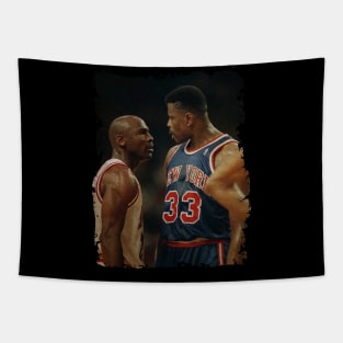 Michael Jordan vs Patrick Ewing, 1992 Tapestry