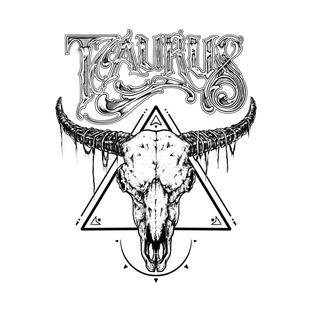 Taurus Sign Art by Vega Bayu