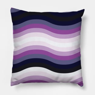 Amethyst Abstract Pattern 3 Pillow