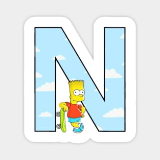 Simpsons letter Magnet