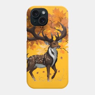 Cute Deer in Autumn Forest Phone Case