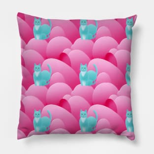 happy puppy pattern Pillow