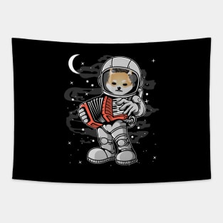 Astronaut Accordion Dogelon Mars ELON Coin To The Moon Crypto Token Cryptocurrency Blockchain Wallet Birthday Gift For Men Women Kids Tapestry