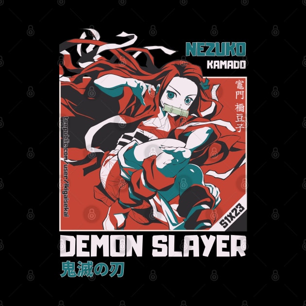 Nezuko Unleashed: A Demon Slayer Fan Art S1X23 by IKIGAISEKAI