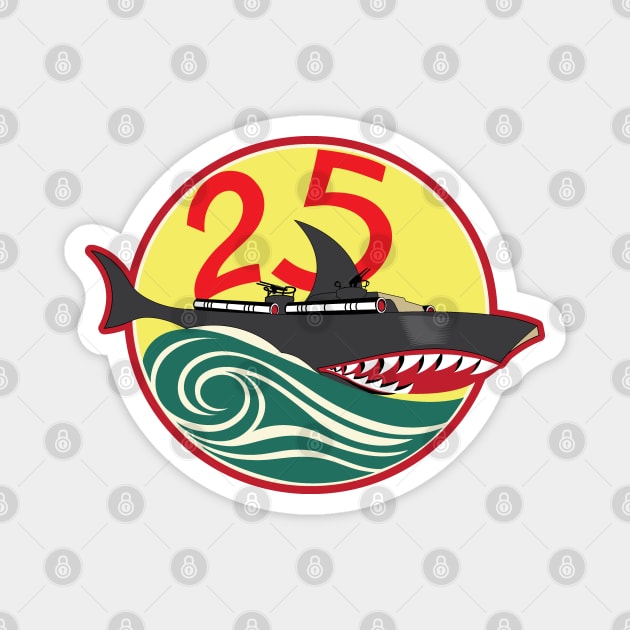 25th MotorTorpedo Patrol Boat Squadron Magnet by Illustratorator