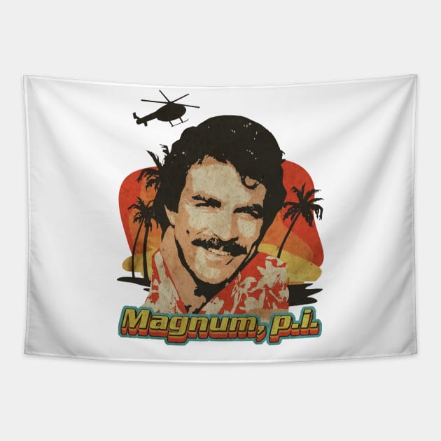 Magnum PI Vintage Tapestry by oxvaslim