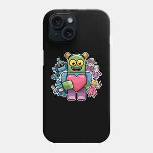 Roblox Pink Heart Phone Case