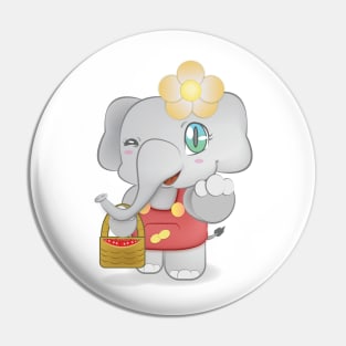 Sally Peanuts - Elephant Pin