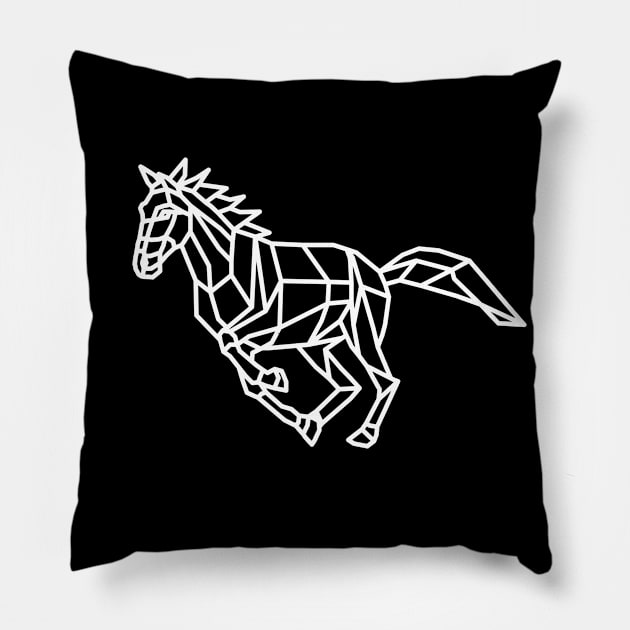 Origami Horse Pillow by shaldesign