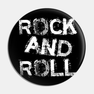 Rock and Roll logo Pin