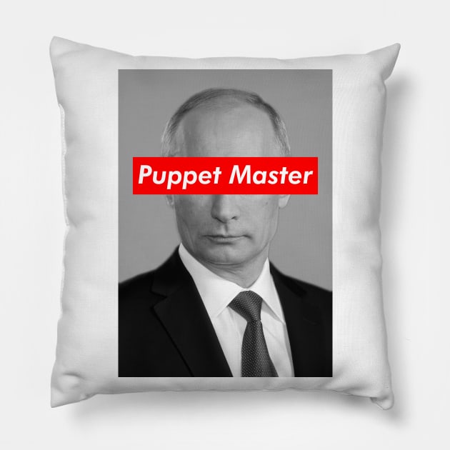 Putin is the Master of Puppets Pillow by sanseffort